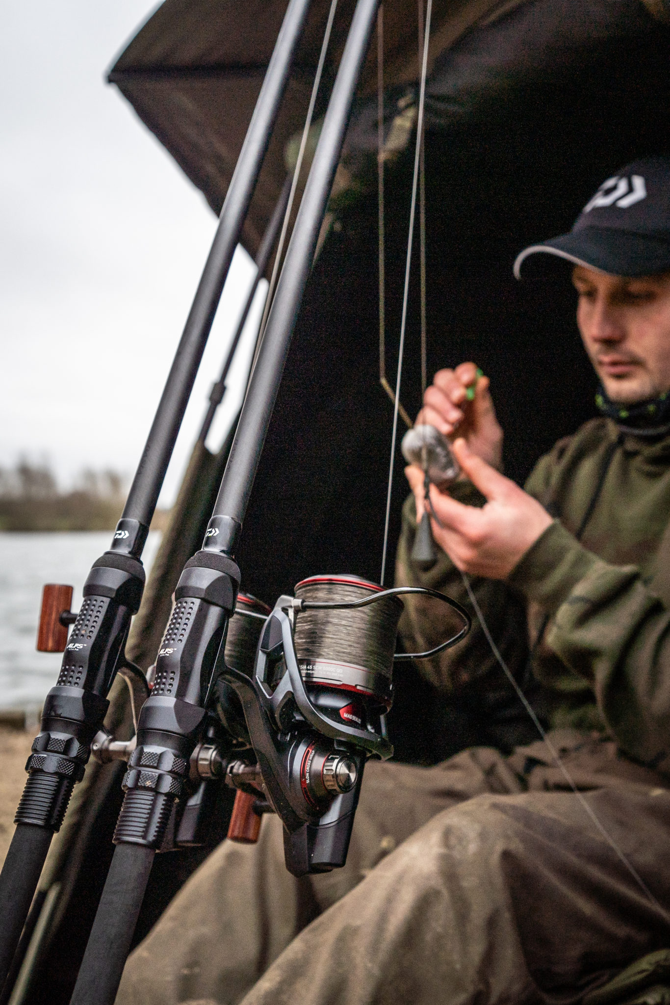 Canne à Carpe Basia X45X De DAIWA – Légère, Rapide Et Ultra-Résistante Pour La Pêche à La Carpe